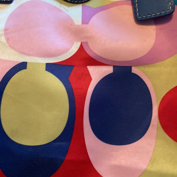 Multi Color Coach Purse - Picture 12 of 16